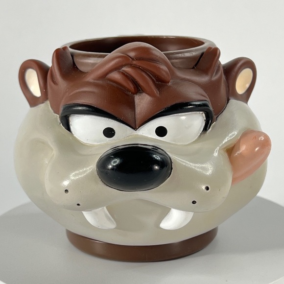 TAZ Tasmanian Devil 1995 3D Warner Bros Looney Tunes Applause Retro Cup Mug - Picture 1 of 14